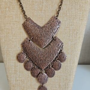 Paparazzi Keys To The Animal Kingdom Elegant Copper  Statement Necklace